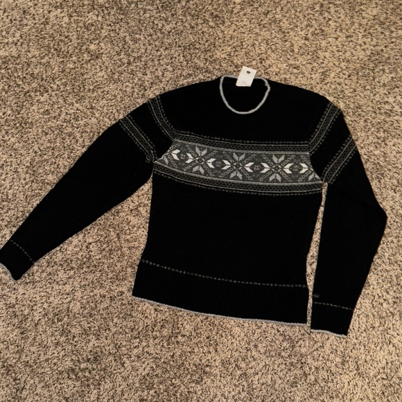 Women's Columbia Sweater Wool Blend  Black Small - Picture 1 of 4